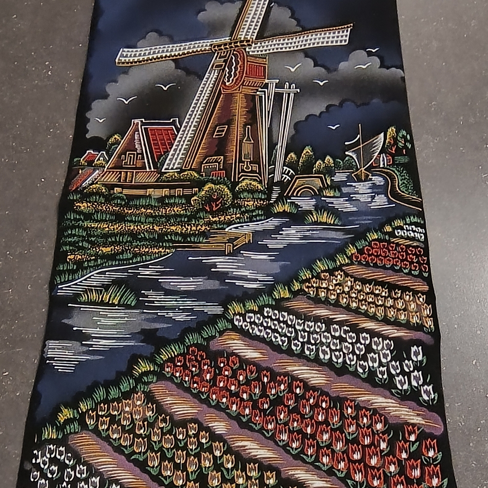 Vintage travel souvenir Holland Windmill Wall Art Decor
